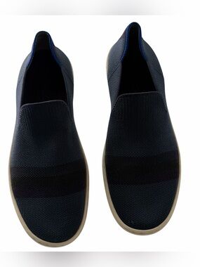 Rothy's The Original Slip-On Preppy Sneakers Night Stripe Loafers Women’s Sz 8